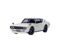 SYOEUR 1:18 pour Nissan Skyline 2000 GT-RS Modèle Métal Moulé sous Pression Jouet Voiture Classique Affichage Statique Collection Cadeau Répliques Miniatures Véhicules à Moteur(White)