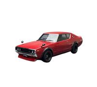 SYOEUR 1:18 pour Nissan Skyline 2000 GT-RS Modèle Métal Moulé sous Pression Jouet Voiture Classique Affichage Statique Collection Cadeau Répliques Miniatures Véhicules à Moteur(Rouge)