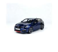 SYOEUR 1:18 pour Peugeot 308 Véhicules en Métal Moulé sous Pression Voiture Idée Cadeau Bleu Répliques Miniatures Véhicules à Moteur