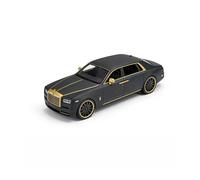 SYOEUR 1:18 pour Rolls-Royce Phantom Modèle Grande Échelle Moulé sous Pression Voiture Vitrine Armoire Collection Cadeau Répliques Miniatures Véhicules à Moteur(Black-B)
