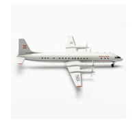 SYOEUR 1 200 pour Rossiya Vol Spécial Il-18 RA-75454 Avion en Métal Modèle d'avion Série Cadeau Kit de Jeu de Passe-Temps