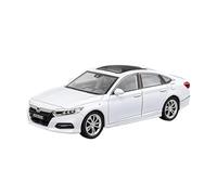 SYOEUR 1:24 pour Accord Berline Luxe Simulation Son Et Lumière Alliage Métallique Moulé Pression Modèle Voiture Décoration Cadeau Répliques Miniatures Véhicules à Moteur(White)