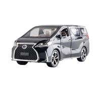 SYOEUR 1:24 pour Lexus LM300H MPV Allloy Car Model Diecast Desktop Ornaments Toys for Kids Collect Ornements Répliques Miniatures Véhicules à Moteur(Noir)
