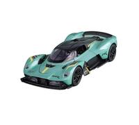 SYOEUR 1:32 pour Aston Martin Valkyrie Voiture De Course en Alliage Modèle Moulé sous Pression Son Lumière Jouet Affichage Ornements Répliques Miniatures Véhicules à Moteur(Vert)