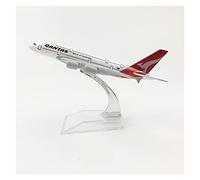 SYOEUR 1 400 Adapté pour Qantas Airways A380 Collection De Décorations Modèles D'avions en Alliage Métallique Kit de Jeu de Passe-Temps