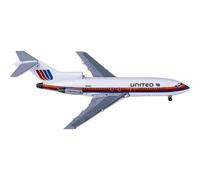 SYOEUR 1 400 échelle AC411212 pour Les compagnies aériennes Boeing 727-100 N7010U Avion moulé sous Pression métal modèle Jouets d'aviation Playkits