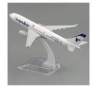 SYOEUR 1 400 for Iran Airlines Modèle d'avion A330 16 Cm Enfants Cadeau Collection Jouet Voiture Kit de Jeu de Passe-Temps