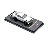 SYOEUR 1:64 pour Nissan Skyline KPGC10 GT-R Modèle Voiture Moulé sous Pression Jouet Décoration Maison Ou De Bureau Fans Cadeau Gris Répliques Miniatures Véhicules à Moteur