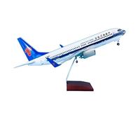 SYOEUR 1 85 Avion À Roues Adapté pour Boeing B737-800 Kit d'avion en Plastique Décoratif Miniature Modèle Kit de Jeu de Passe-Temps