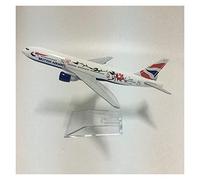 SYOEUR 16 cm 1 400 pour British Airways Prune Boeing B777 Airbus échelle moulé sous Pression en métal Fini modèle d'avion Playkits(B)