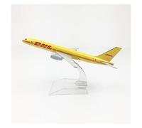 SYOEUR 16 CM Avion Adapté pour Boeing B757 DHL Modèle d'avion Miniature Construction Collection avec Support Kit de Jeu de Passe-Temps