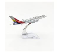 SYOEUR 16 cm pour Asiana Airlines A380 Airbus modèle Avion Alliage Moulage sous Pression Miniature échelle d'avion Playkits