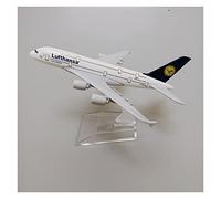 SYOEUR 16 cm pour Lufthansa A380 Airbus Alliage moulé sous Pression Miniature Avion modèle Affichage Ornement Playkits