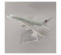 SYOEUR 16 cm pour Qatar Airways A380 Airbus métal échelle moulé sous Pression Miniature Avion modèle Ornement Playkits