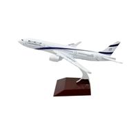 SYOEUR 16CM moulé sous Pression 1 400 échelle pour B777 El Al Air Airlines en Alliage métallique Avion modèle d'avion Jouet Playkits(A)
