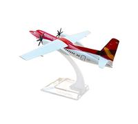 SYOEUR 16cm Rouge Alliage Métal Adapté pour F-50 F50 Airways Coffret Cadeau Modèle en Plastique Kit Avion Kit de Jeu de Passe-Temps