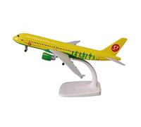SYOEUR 19 cm pour la Russie sibérie S7 Airbus A320 Alliage moulé sous Pression réplique modèle d'avion Miniature avec lumières Playkits