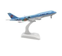 SYOEUR 20 Cm Adapté pour L'aviation Boeing 747 B747 Modèle d'avion D'aviation Roues Train D'atterrissage Décoration Miniature Kit de Jeu de Passe-Temps