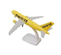 SYOEUR 20 Cm Adapté pour Spirit Air 320 A320 Modèle d'avion Moulé sous Pression pour La Décoration Collection Cadeaux Kit de Jeu de Passe-Temps