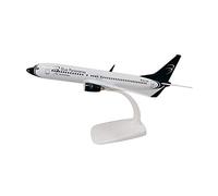 SYOEUR 20 Cm Alliage Métal Aviation Bleu Panorama B737 Boeing 737 Moulé sous Pression Avion Modèle Souvenir Collection Ou Cadeau Kit de Jeu de Passe-Temps