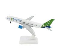 SYOEUR 20 Cm Fit pour Bamboo Airways A320 Modèle d'avion en Alliage avec Cadeau De Collection Train D'atterrissage Kit de Jeu de Passe-Temps