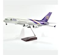 SYOEUR 47 cm 1 160 pour la thaïlande Boeing B747 Airbus modèle résine échelle moulé sous Pression Avion avec lumières Playkits(A380)