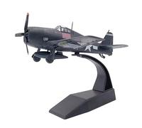 SYOEUR Avion de Chasse Hellcat en métal moulé, échelle 1 72 F6F, modèle d'avion, Cadeau pour Enfants, Jouet d'ornement Playkits
