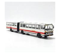 SYOEUR Bus Articulé 1:64 pour Huanghai DD6170 Modèle Jouet Affichage Voiture Collection Commémorative Blanche Répliques Miniatures Véhicules à Moteur