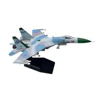 SYOEUR Échelle 1/100 pour Avion de Chasse soviétique Su27 Sukhoi Su-27 Flanker, modèle d'avion Militaire en métal Playkits