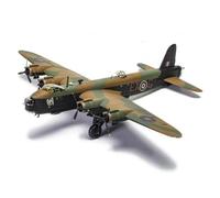 SYOEUR Modèle d'avion De Chasse en Alliage pour Bombardier Stirling MK.III LJ542 RAF No. 1 72, Escadron 199 1944 Kit de Jeu de Passe-Temps