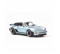 SYOEUR Modèle De Voiture 1:64 pour Singer Turbo-bo Study Cabriolet Moulé sous Pression Mini Véhicule Jouet Collection Répliques Miniatures Véhicules à Moteur(Bleu)