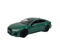 SYOEUR Modèle De Voiture en Alliage Vert Audi RS7 À L'échelle 1:24, Ornement Statique, Simulation, Collection Répliques Miniatures Véhicules à Moteur