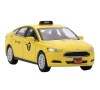 SYOEUR Modèle De Voiture Mondeo en Alliage À L'échelle 1/64, Finition Statique, Décoration, Cadeau pour Enfants Répliques Miniatures Véhicules à Moteur(Yellow)