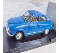 SYOEUR Modèle de Voiture Sport rétro moulé sous Pression, échelle 1/18, pour Saab 96 V4, modèle véhicule Collection Fini Répliques Miniatures Véhicules à Moteur
