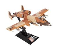 SYOEUR Modèle Réduit d'avion D'attaque Warthog A-10 Militaire Classique Opération Tempête Désert Échelle 1 144 1990 Kit de Jeu de Passe-Temps