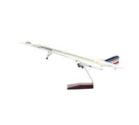 SYOEUR pour Air France Concorde Modèle d'avion Léger À Roues Résine Moulée sous Pression Réplique 50 Cm Kit de Jeu de Passe-Temps