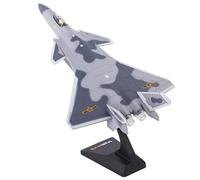 SYOEUR pour J-20 Alliage Furtif Avion De Chasse Modèle d'avion Simulation en Métal Combattant Playkits(Black Retail Box)