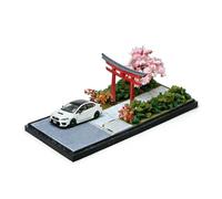 SYOEUR Véhicules Course Métal Moulé sous Pression 1: 64 pour Subaru WRX STI Modèle Voiture Loisirs Collection Répliques Miniatures Véhicules à Moteur(White)