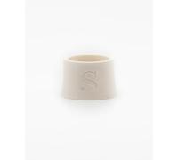 Syos Ligature de saxophone ténor blanc arctique, idéale pour embouchures Syos et compatible avec les embouts en caoutchouc pour saxophone ténor