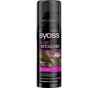 Syoss Spray réparateur racines marron niveau 1 (3 x 120 ml), spray de racines couvre les racines plus claires et grises renouvelables, la couleur des racines dure jusqu'au prochain lavage des cheveux
