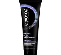 Syoss Après-shampoing Intense Plex (250 ml), après-shampoing riche réparateur pour cheveux abîmés, 20 fois plus forts, contient 97% d'ingrédients naturels