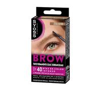 SYOSS Brow Teinture pour sourcils blond foncé, 1 x 10 ml, couleur de cheveux permanente, imperméable, 40 jours et jusqu'à 10 applications, pour des sourcils parfaits
