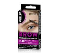 SYOSS Brow Teinture pour sourcils - Marron clair (1 x 10 ml) - Coloration permanente - Imperméable - Durée de vie de 40 jours et jusqu'à 10 applications pour des sourcils parfaits