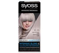 Syoss Permanent Cool Color coloration cheveux permanente à sous-ton froid teinte 10_55 Ultra Platinum Blond 1 pcs