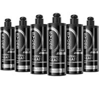 Syoss Intense Glaze Lot de 6 flacons de 200 ml de soin pour cheveux avec complexe brillant à 15 % de silicium, masque capillaire scellant les cheveux pour une brillance intense