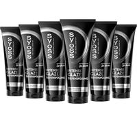 Syoss Intense Glaze Lot de 6 flacons de 250 ml d'après-shampoing nourrissant avec 9 % de silicium brillant pour réparer les cheveux mats et ternes