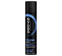 SYOSS, Laque Volume, 3en1, Coiffage, Soin, Tenue longue durée, Formule au complexe vitaminé, Provitamine B5, Niacinamide, Fixation très forte, Performance Professionnelle, 300ml