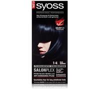 Syoss Lot de 3 colorants pour cheveux 1-4 Bleu/noir 3 x 115 ml