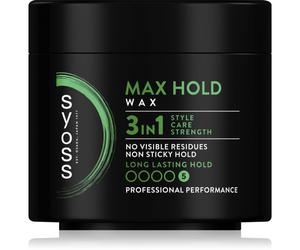 Syoss Max Hold cire coiffante fixation extra forte 150 ml