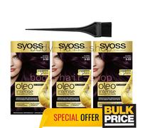 Syoss Oleo 3-33 couleur de cheveux riche prune/aubergine violet luxueux inten...
